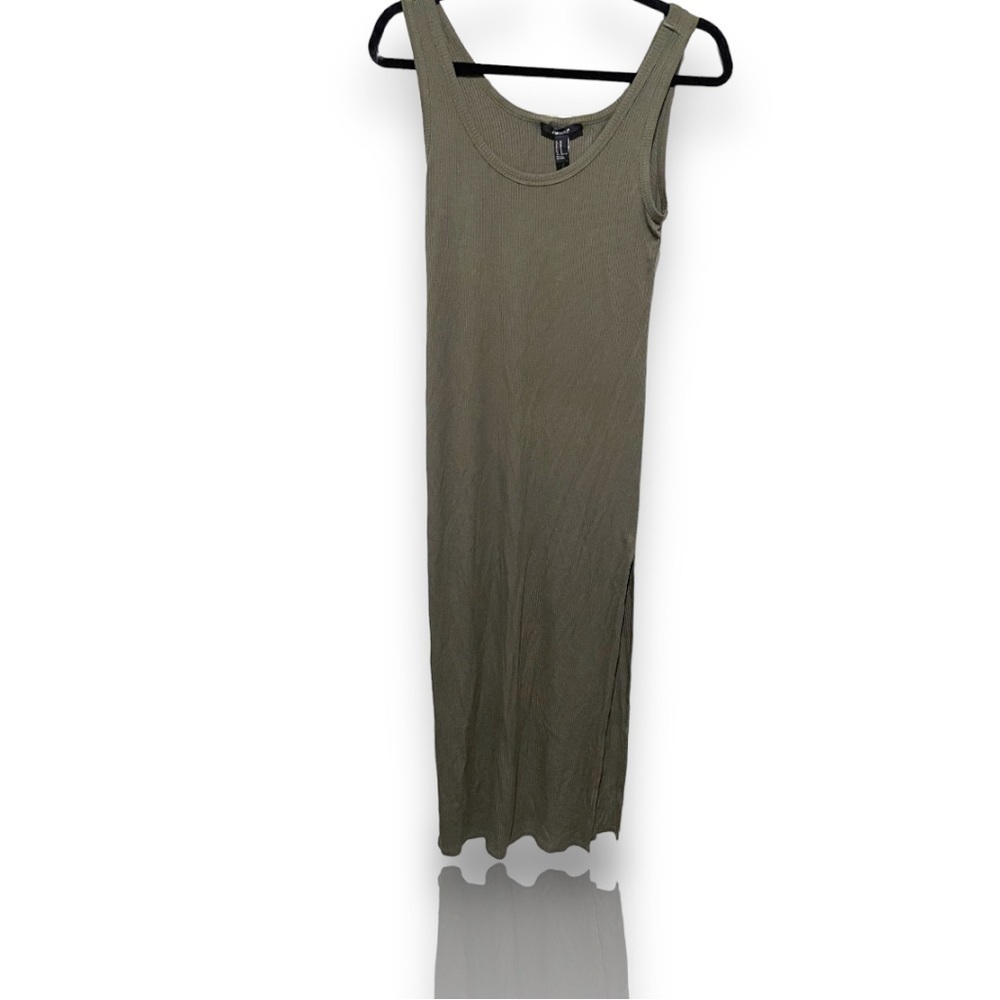 New ultra soft olive green ribbed dress​​​